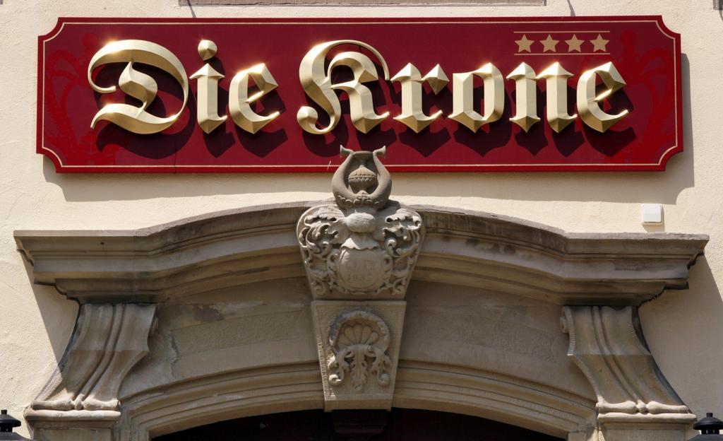 Gasthof Die Krone Schwäbisch Hall Exteriör bild
